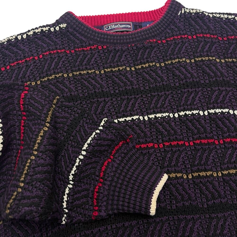 C.F.Hathaway‎ Cable Knit Sweater XL